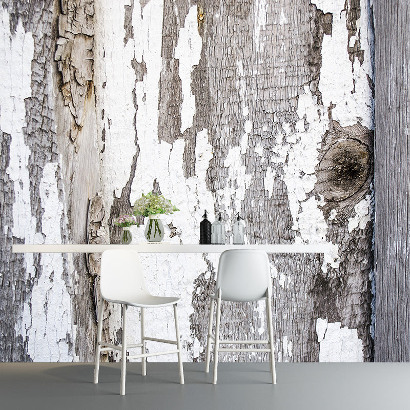 Old Wood Texture Mural Wall Decals Home Decoration Living Room Wall Decor