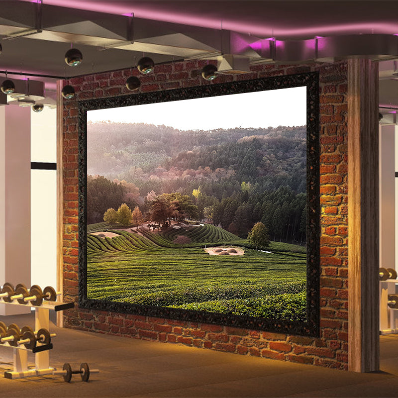 Tea Leaf Wall Mural Water Mildew Resistant Environment Friendly Wall Decor for Bedroom