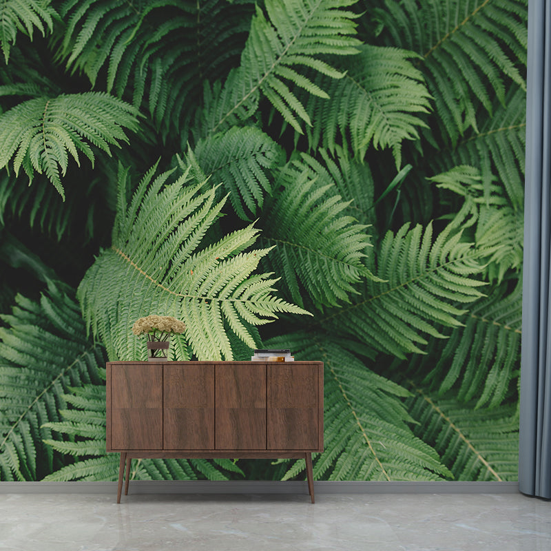 Leaves Wall Mural Decal Moisture Eco-friendly Wallpaper Resistant for Sitting Room