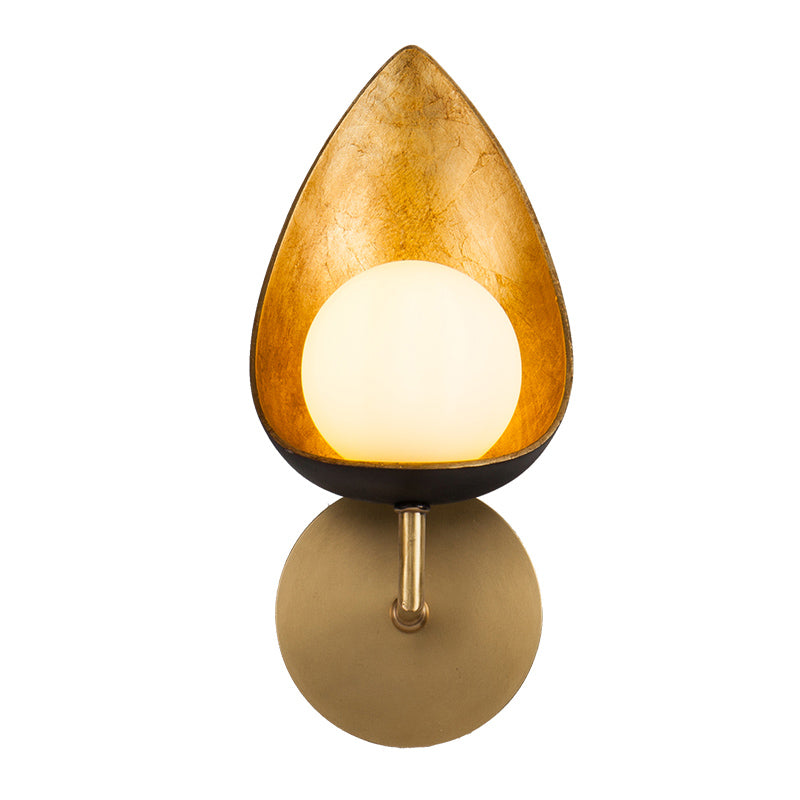 Sphere Mur Masque Éclairage Métal contemporain 1 tête en laiton LED MUR LEIL POUR CHAMBRE