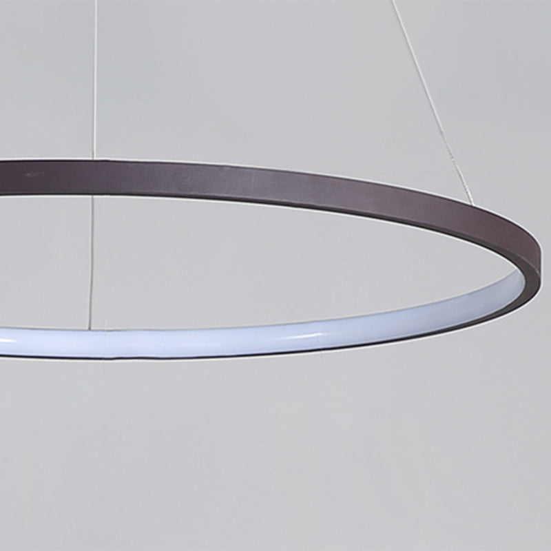 Ring Shape Pendant Light Fixture LED Suspension Lighting Fixture for Dinning Room
