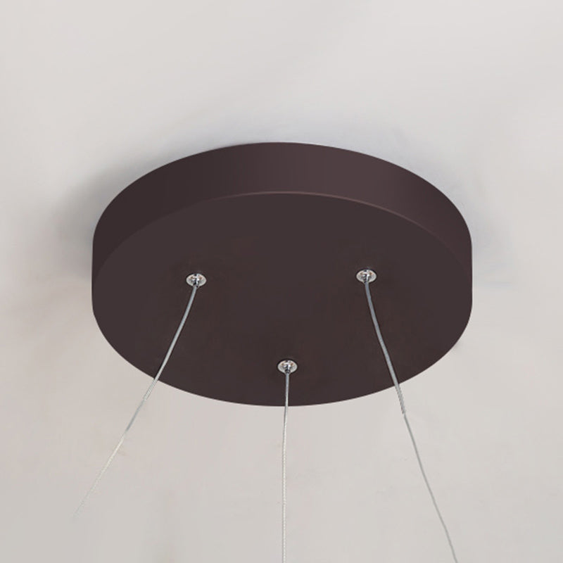 Ring Shape Pendant Light Fixture LED Suspension Lighting Fixture for Dinning Room