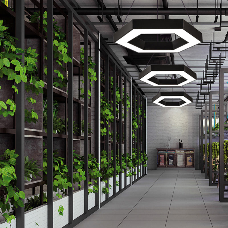 Modern Style LED Pendant Light Simplicity Lighting Fixture for Office Meeting Room