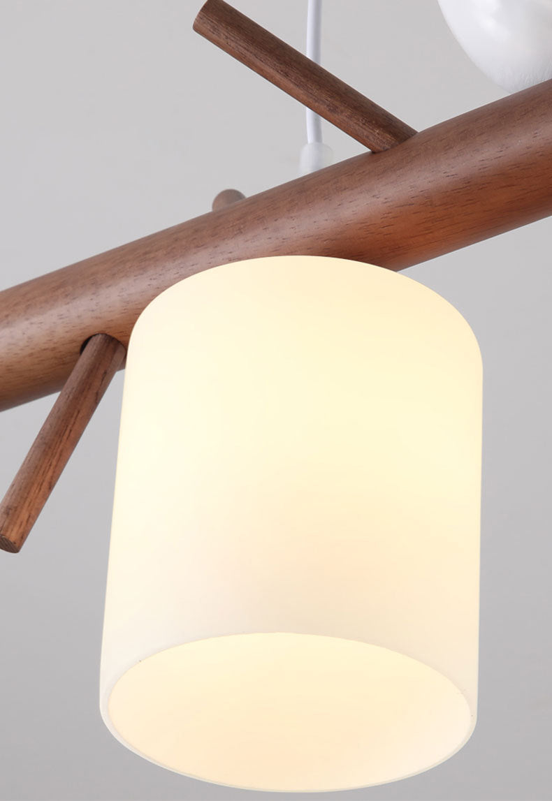 Branches en bois lampe de l'île Modern Simplicité Pendentif Lighting for Restaurant