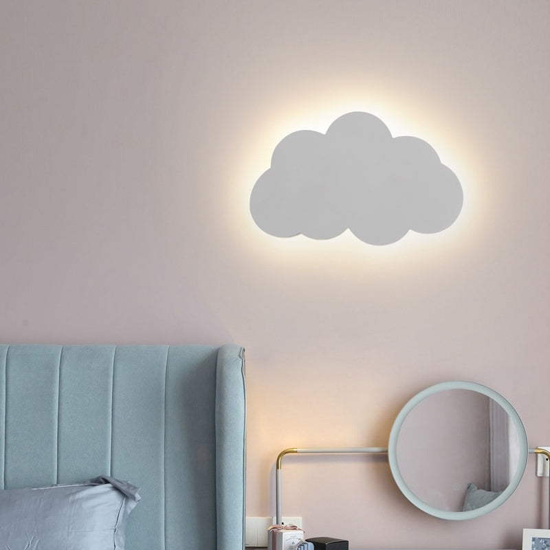 Cloud Sconce Light Fixture Nordic Style Metal LED Wall Lighting Fixture for Bedroom