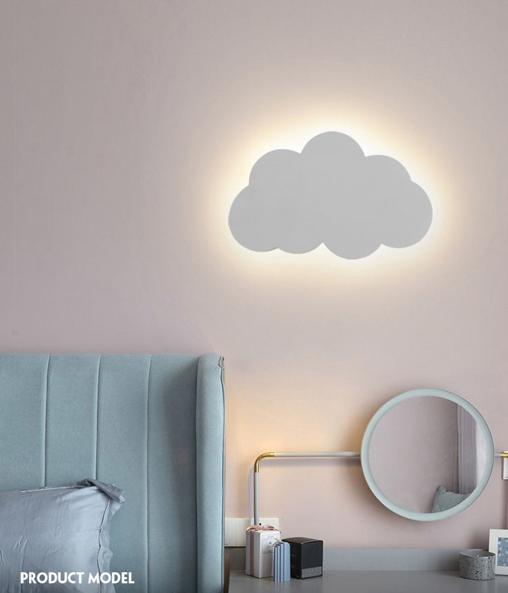 Cloud Sconce Light Fixture Nordic Style Metal LED Wall Lighting Fixture for Bedroom