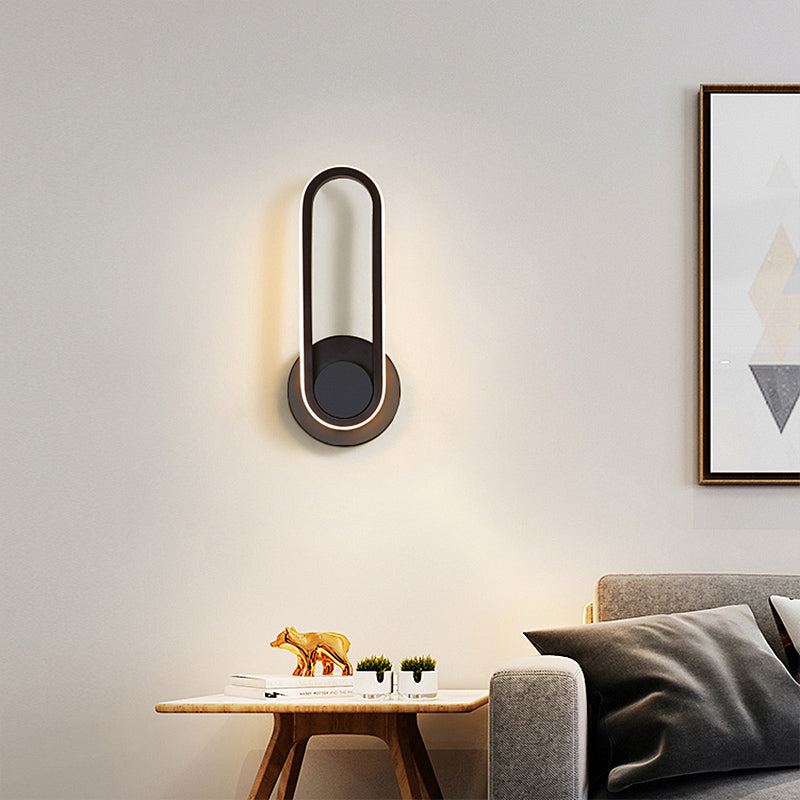 Lampada da parete con pale di funce da parete da letto geometrica a parete da letto.