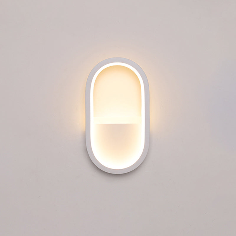 Lampada da parete con pale di funce da parete da letto geometrica a parete da letto.