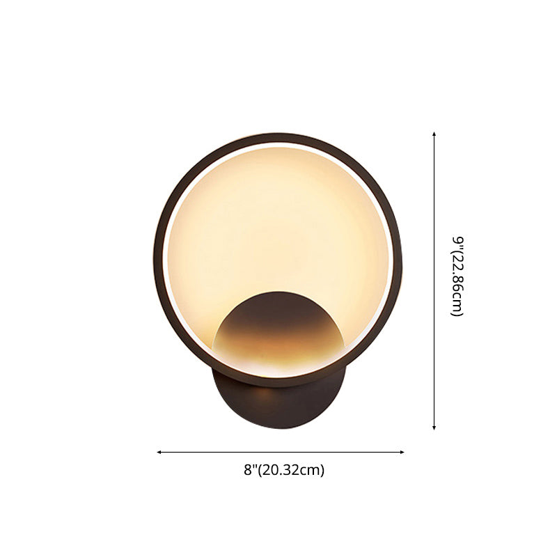 Lampada da parete con pale di funce da parete da letto geometrica a parete da letto.