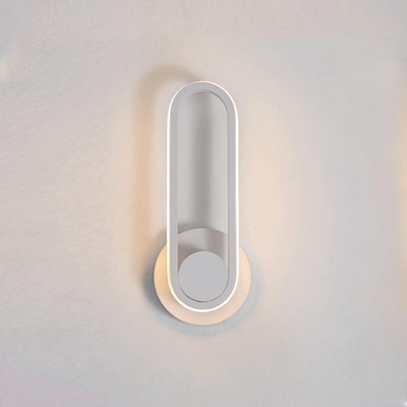 Lampada da parete con pale di funce da parete da letto geometrica a parete da letto.