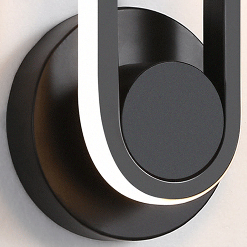 Lampada da parete con pale di funce da parete da letto geometrica a parete da letto.