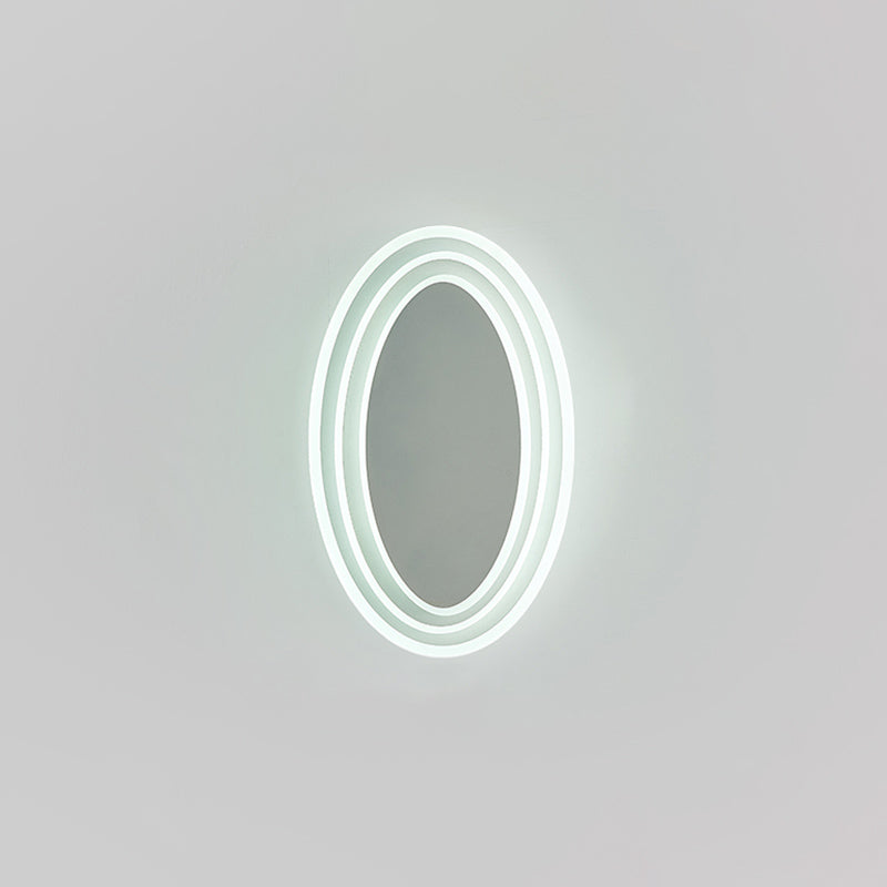 Luz de pared de metal en capas aplanadoras de estilo LED de estilo nórdico para sala de estar para sala de estar