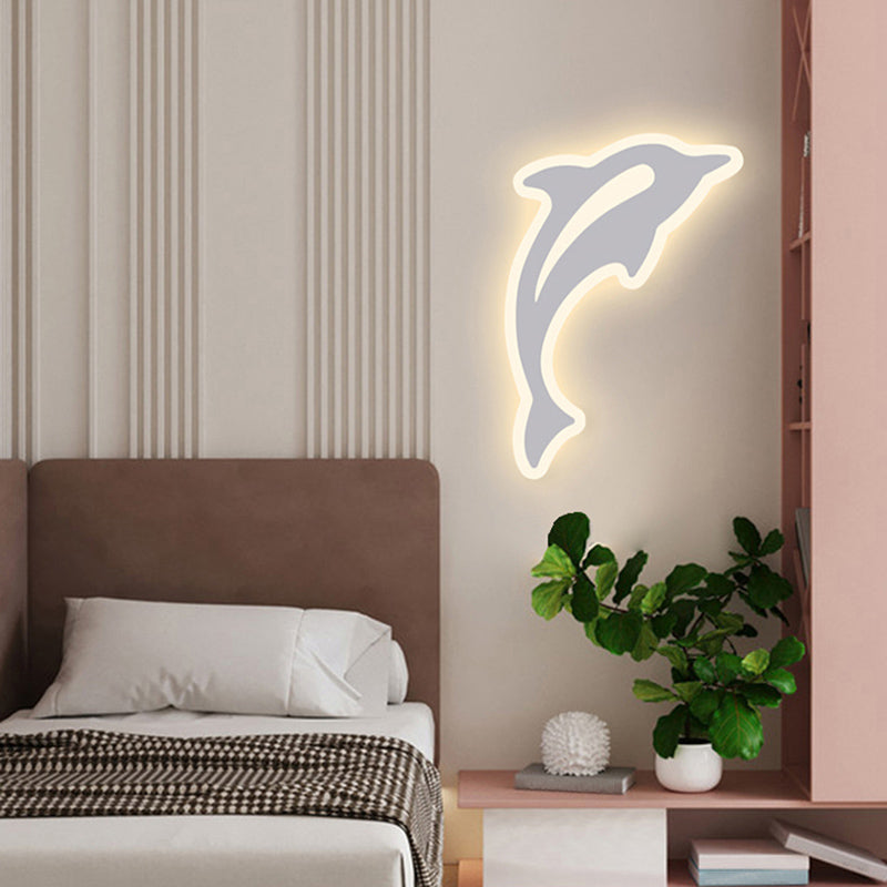 Luce a parete ombreggiata bianca Light Minimalist Minimalist LED METAL MOUNTED LIMINA