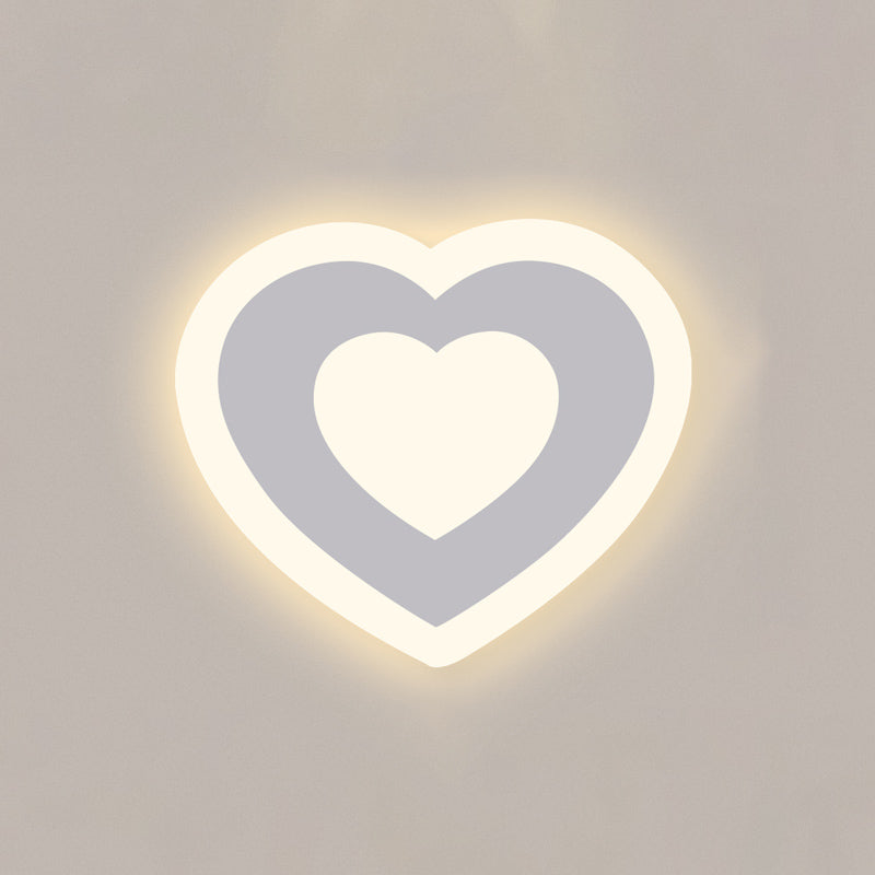 Luce a parete ombreggiata bianca Light Minimalist Minimalist LED METAL MOUNTED LIMINA