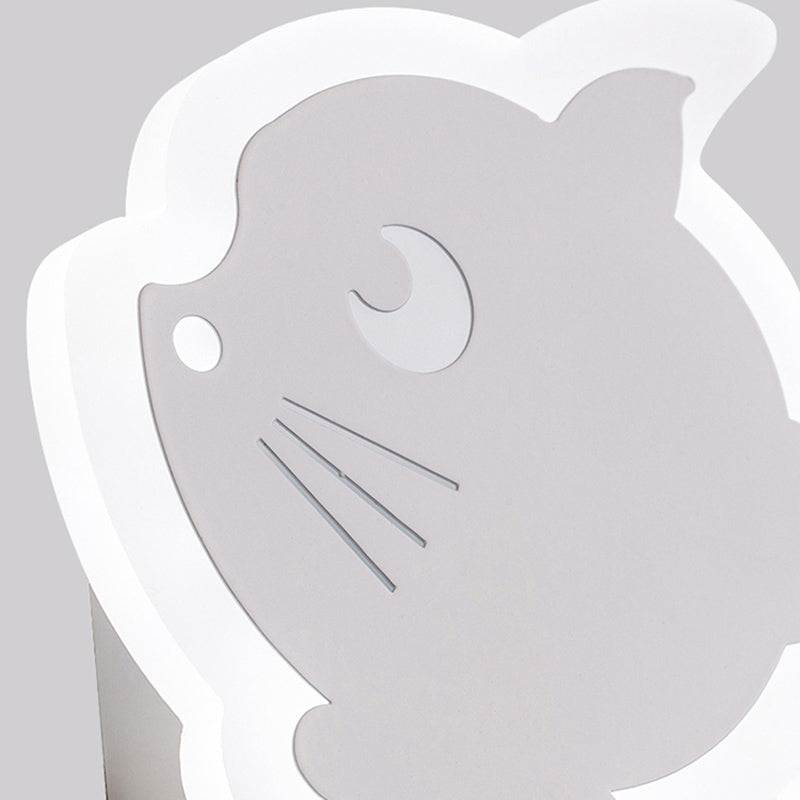 White Shaded Wall Mounted Light Minimalist-Style LED Metal Wall Mounted Lighting