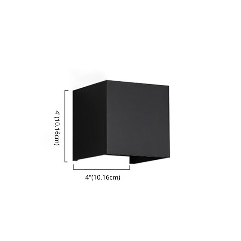 Metall Quadratleuchte LED -LED -Wandleuchte minimalistische LED -Wandleuchte