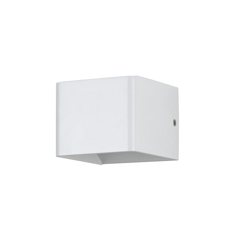 Metall Quadratleuchte LED -LED -Wandleuchte minimalistische LED -Wandleuchte