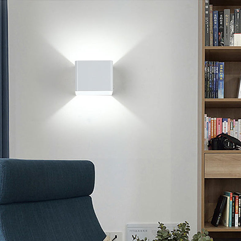 Metall Quadratleuchte LED -LED -Wandleuchte minimalistische LED -Wandleuchte