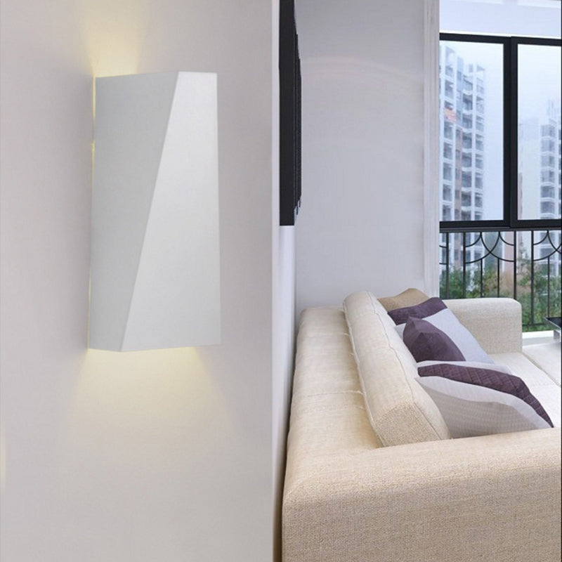 Metallschattierte Wandmontaglampe Einfache LED -Wandbeleuchtung für Wohnzimmer