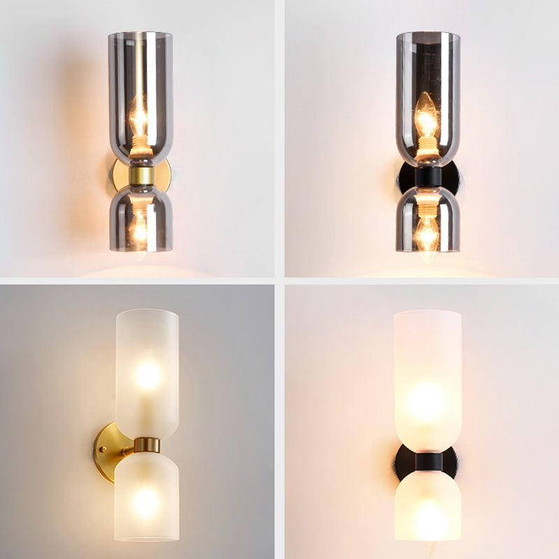 Moderne Stil schattierter Leuchten Leuchten Glas Schlafzimmer Wandbeleuchtung für Schlafzimmer