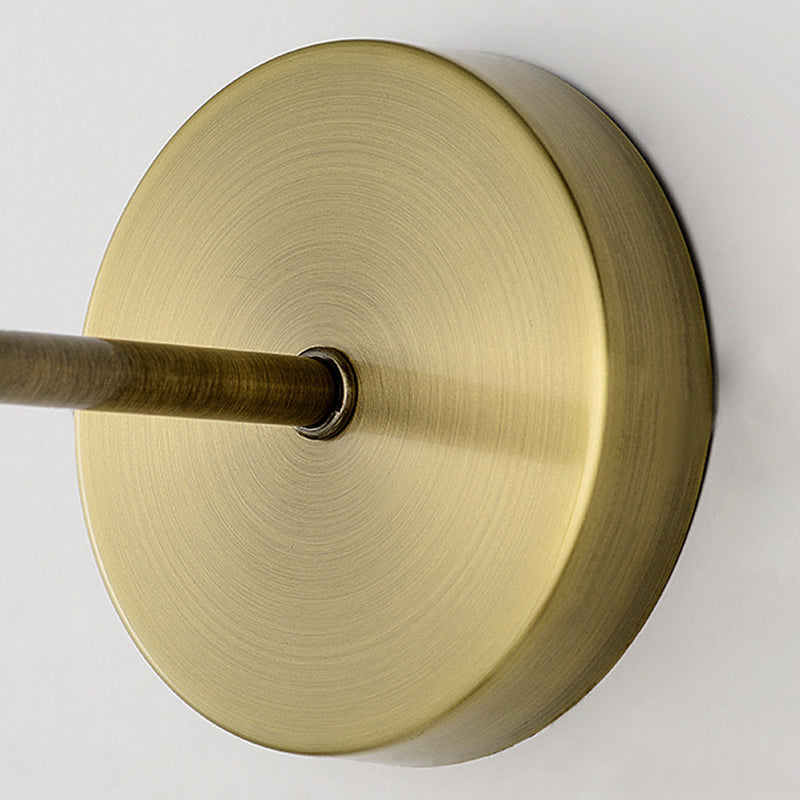 Iluminación de apliques de pared cilíndrica de metal de estilo moderno luz montada en la pared para dormitorio