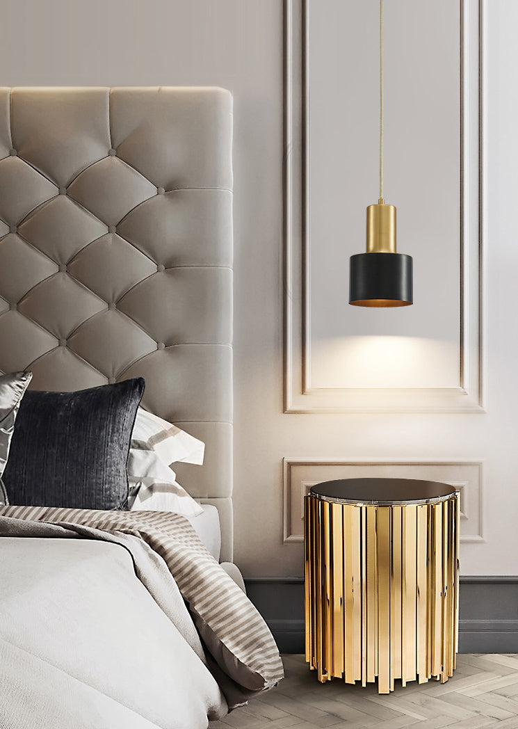 Accesorio de iluminación de pared de cilindro de la sala de estar de metal de estilo nórdico iluminación de pared de la pared