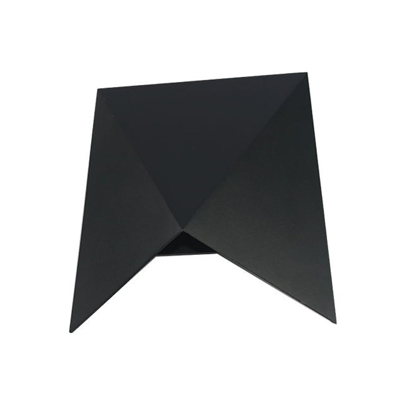 Geometrische metalen wand SCONCE Licht Modernisme Led Black Wall Lighting in warm/wit licht