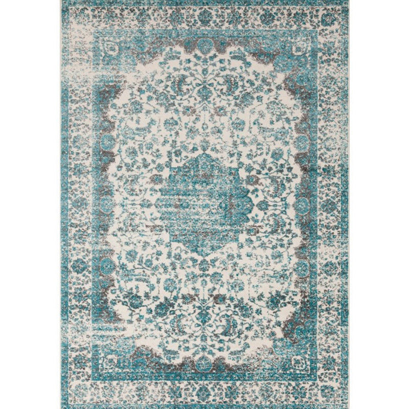 Traditional Home Decoration Area Rug Ethnic Print Carpet Polyester Pet Friendly Indoor Carpet