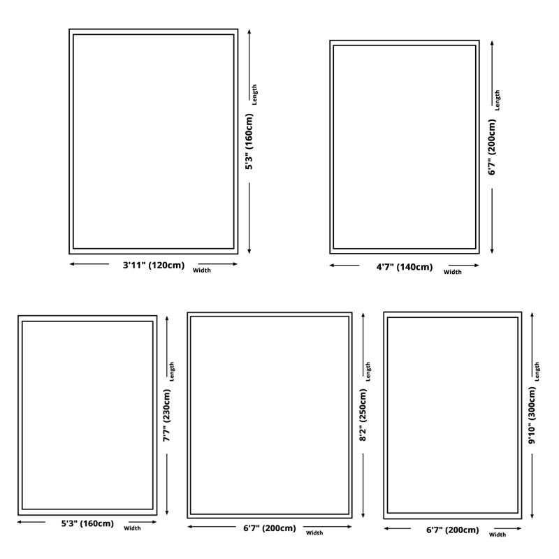 Traditional Home Decoration Area Rug Ethnic Print Carpet Polyester Pet Friendly Indoor Carpet