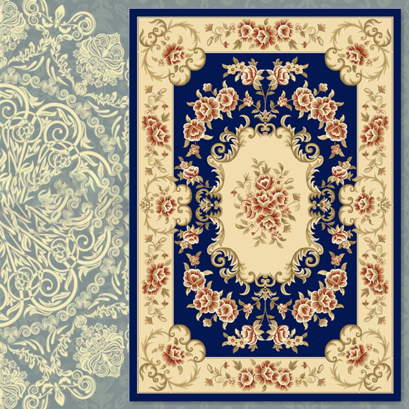 Medallón Medallón Alfombra impresa Área de poliéster Alfombra alfombra interior amigable para mascotas para sala de estar