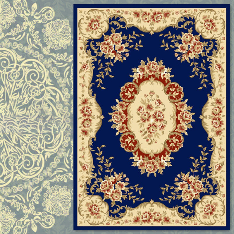 Medallón Medallón Alfombra impresa Área de poliéster Alfombra alfombra interior amigable para mascotas para sala de estar