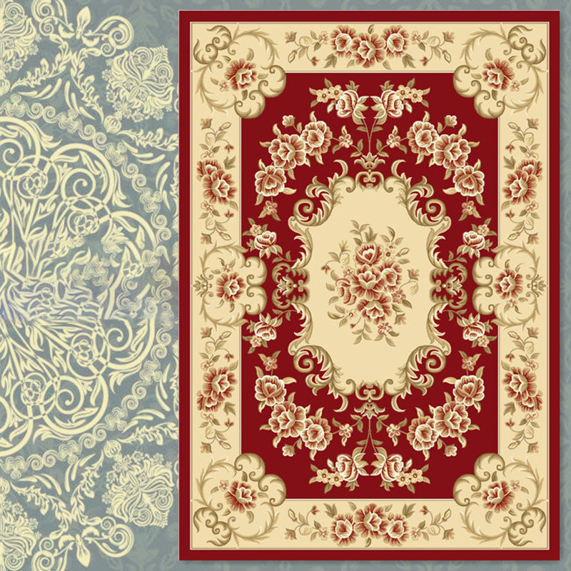 Medallón Medallón Alfombra impresa Área de poliéster Alfombra alfombra interior amigable para mascotas para sala de estar