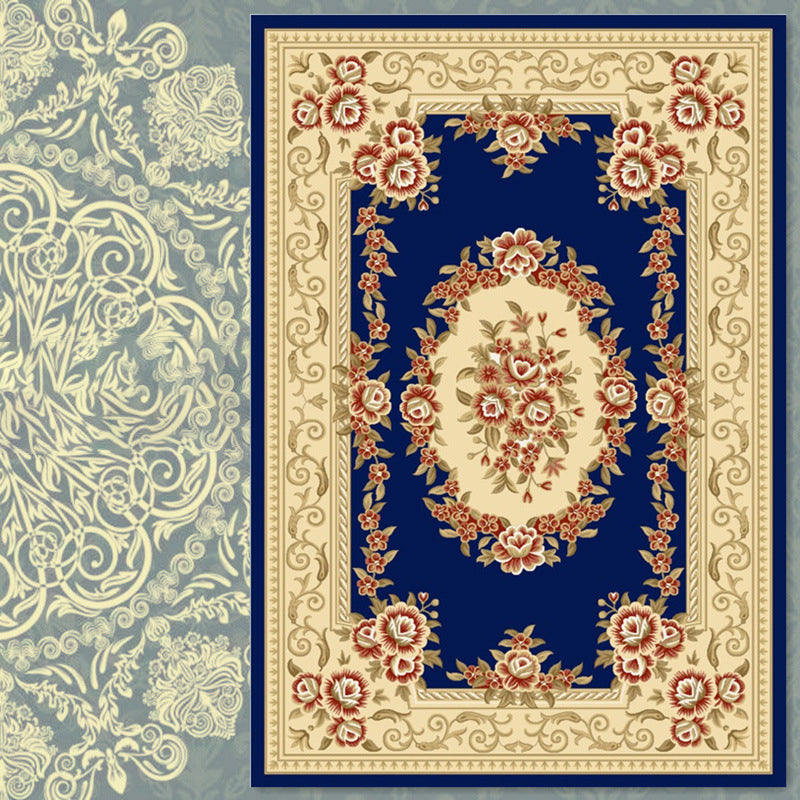 Medallón Medallón Alfombra impresa Área de poliéster Alfombra alfombra interior amigable para mascotas para sala de estar