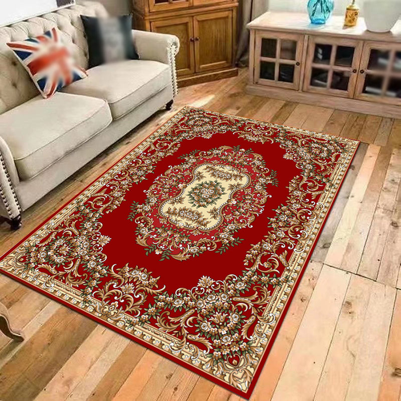 Alfombra de decoración del hogar de la alfombra de la alfombra floral de la alfombra del hogar