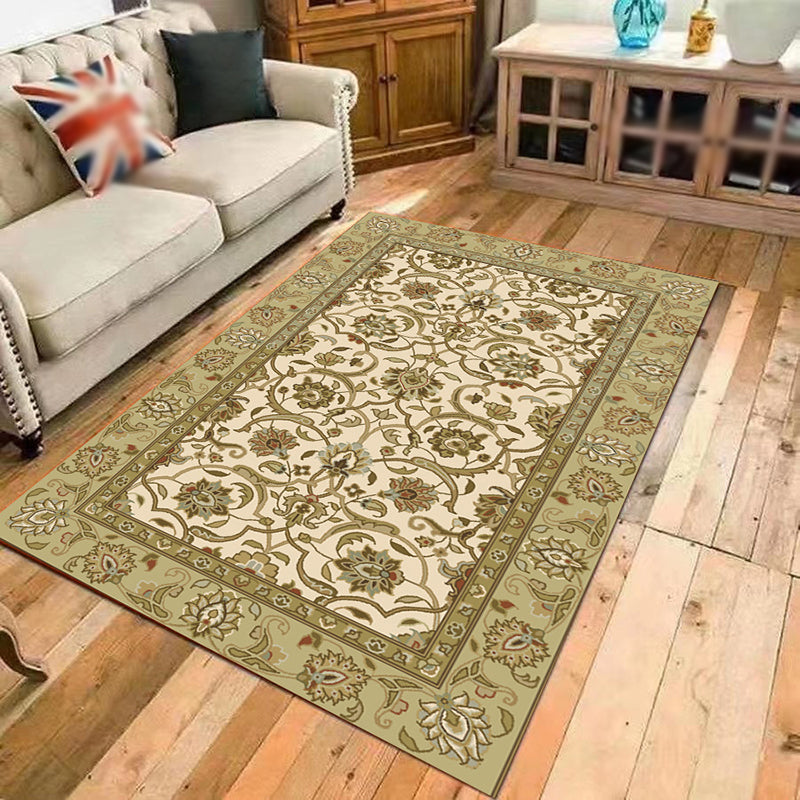 Alfombra de decoración del hogar de la alfombra de la alfombra floral de la alfombra del hogar