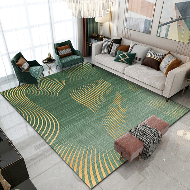 Colours Modern Rug Polyester Abstract Graphic Rug Washable Area Rug for Living Room