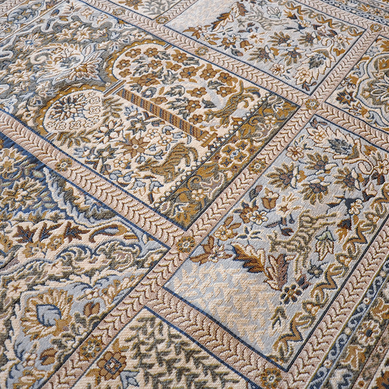 Donker rood vintage tapijt polyester grafisch gebied tapijt niet-slip achterste vloerkleed voor het leven