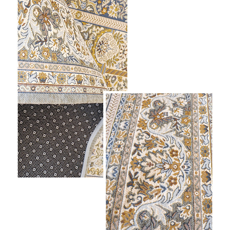 Donker rood vintage tapijt polyester grafisch gebied tapijt niet-slip achterste vloerkleed voor het leven