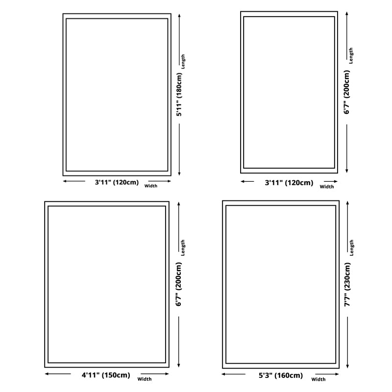 Yellow Modern Carpet Polyester Graphic Area Rug Non-Slip Backing for Living Room