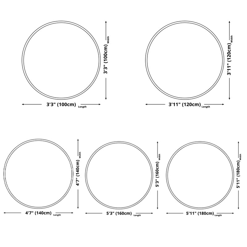 Victorian Round Waschung Teppich Marokkanischer Medaillon Teppich Polyester Nicht-Schlupfteppich für Wohnzimmer