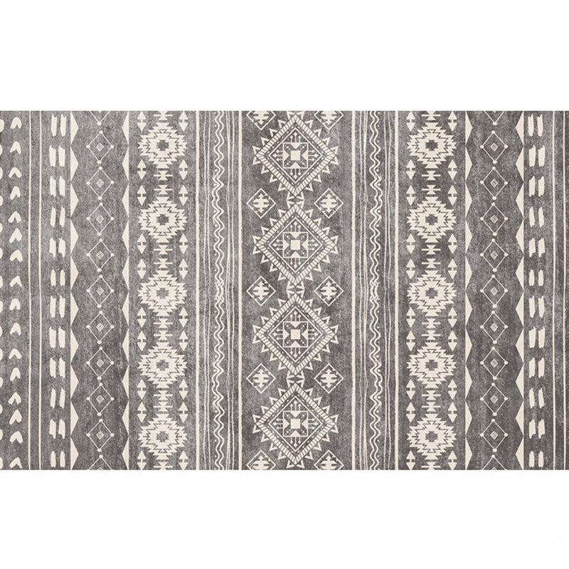 Boho Indoor tapis antique symboles tribaux tapis résistant aux taches en polyester pour la moquette pour décoration domestique