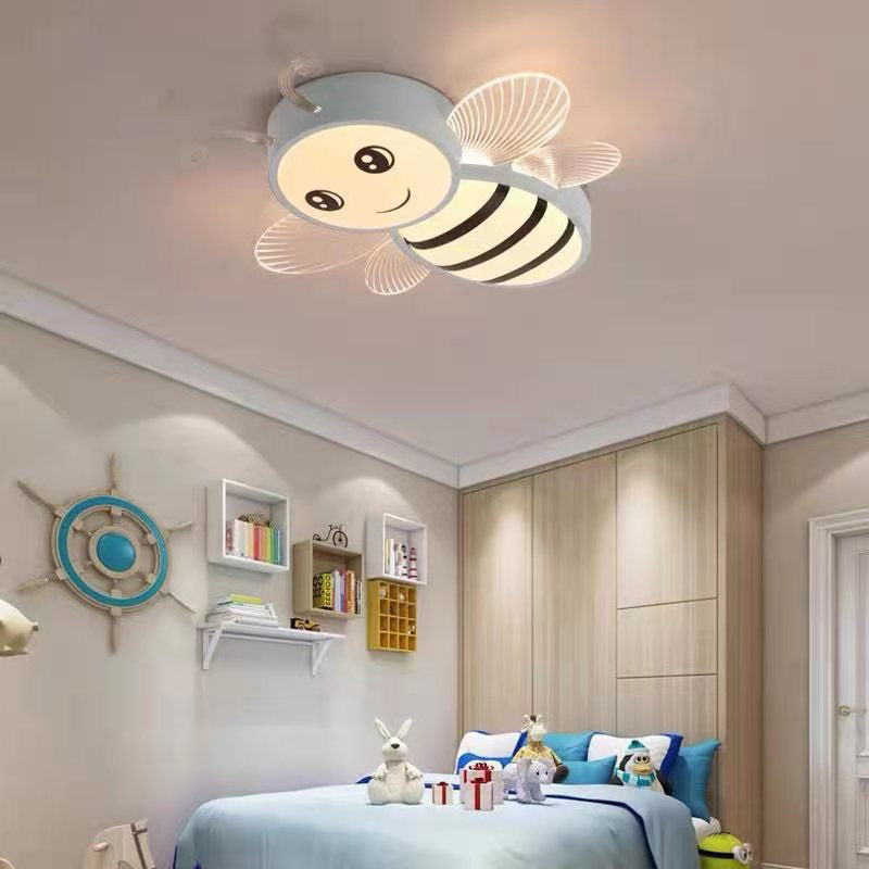 Kinder kreative Bienendecke Licht Schmiedeeisen Deckenbefestigung mit Acrylatschatten