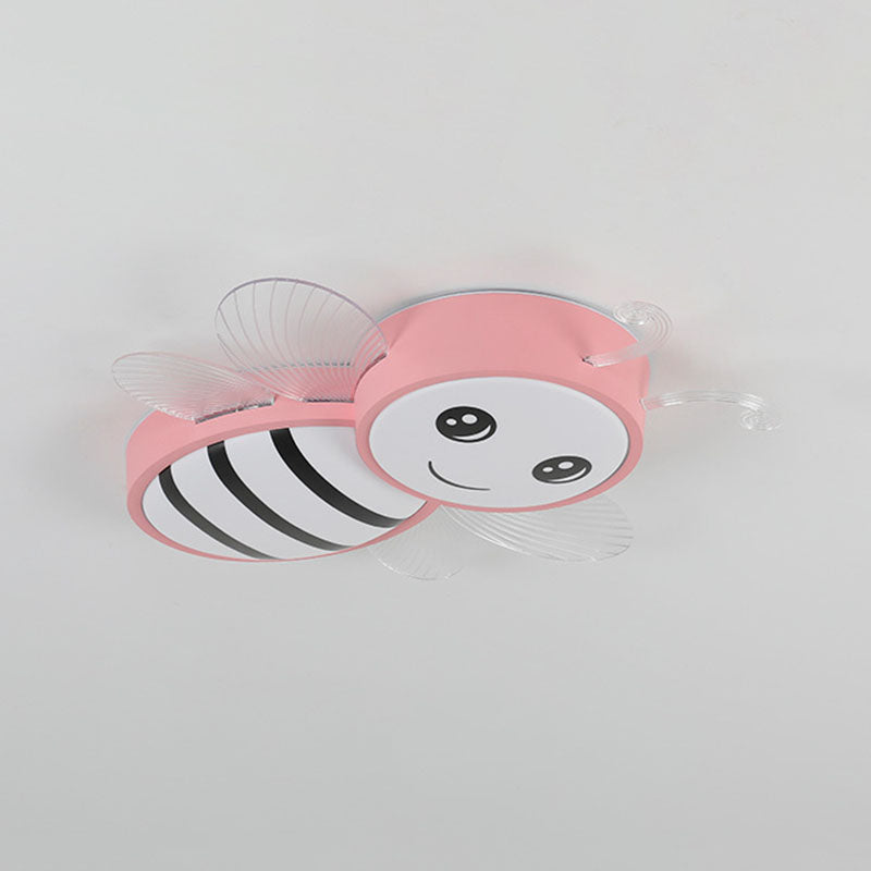 Kinder kreative Bienendecke Licht Schmiedeeisen Deckenbefestigung mit Acrylatschatten