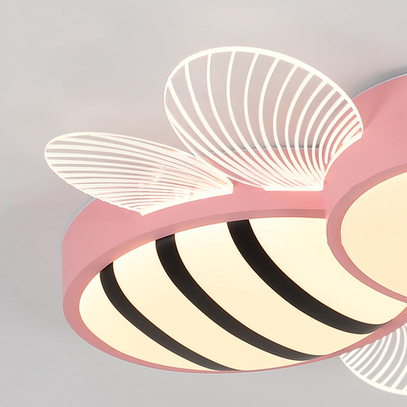 Kinder kreative Bienendecke Licht Schmiedeeisen Deckenbefestigung mit Acrylatschatten