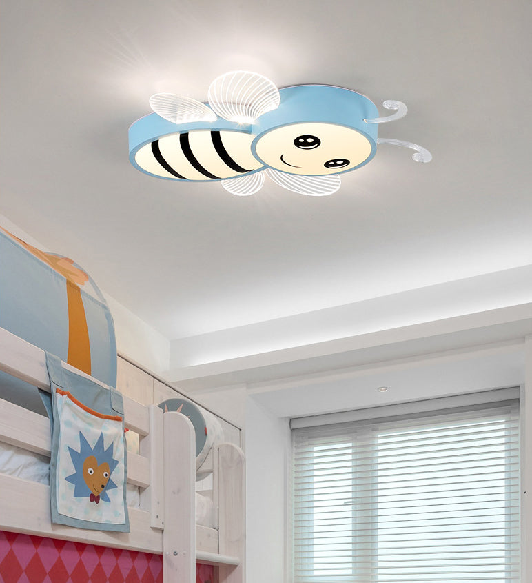 Kinder kreative Bienendecke Licht Schmiedeeisen Deckenbefestigung mit Acrylatschatten