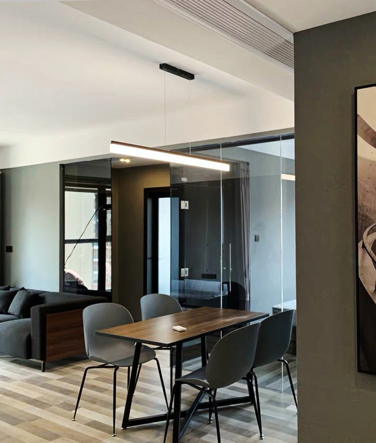 Luci del lampadario dell'isola moderna LED LED AFFEFIZIONE APPLICO LAGUE PER LA PAGA