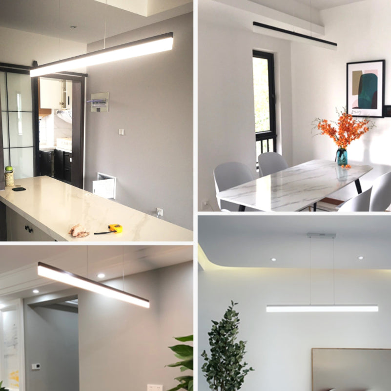 Luci del lampadario dell'isola moderna LED LED AFFEFIZIONE APPLICO LAGUE PER LA PAGA