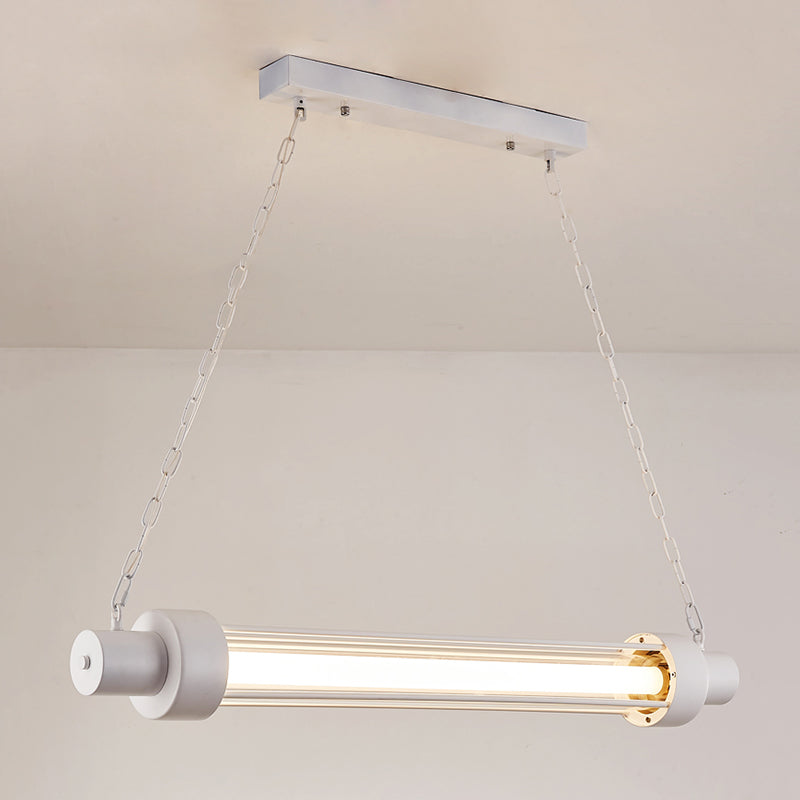 Luci a sospensione di pendente lineare Luci dell'isola Cenda contemporanea per l'isola della cucina