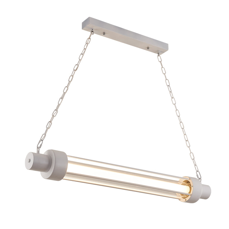 Luci a sospensione di pendente lineare Luci dell'isola Cenda contemporanea per l'isola della cucina