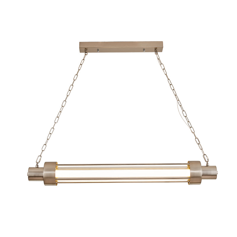 Luci a sospensione di pendente lineare Luci dell'isola Cenda contemporanea per l'isola della cucina